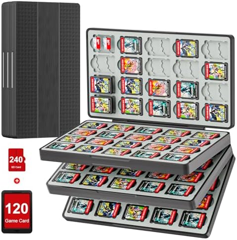 Amazon.com: QuoLumPIA 120 Game Case for Nintendo Switch 2/OLED